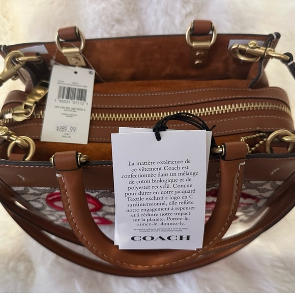 NEW RARE Coach X Tom Wesselmann Rogue 25 Signature Jacquard Collaboration Bag - Picture 4 of 6